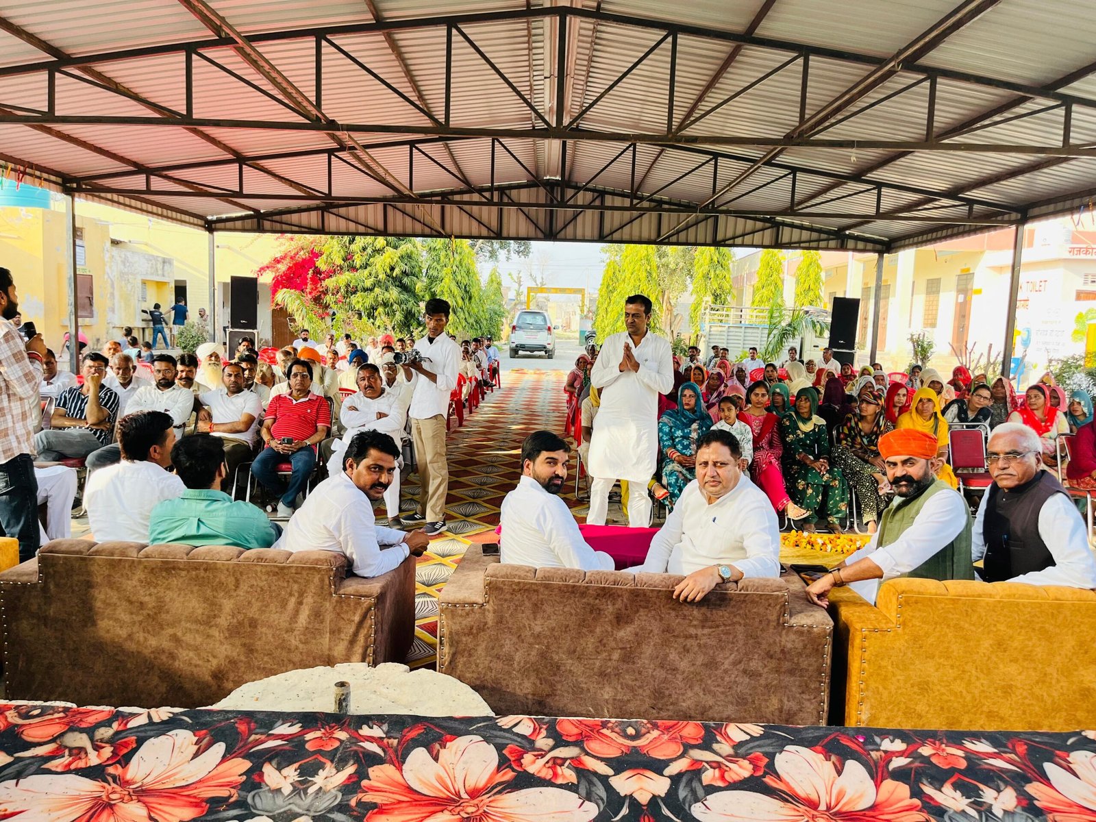 मनरेगा बचाओ अभियान के तहत पन्नीवाली में विशाल जनसभा