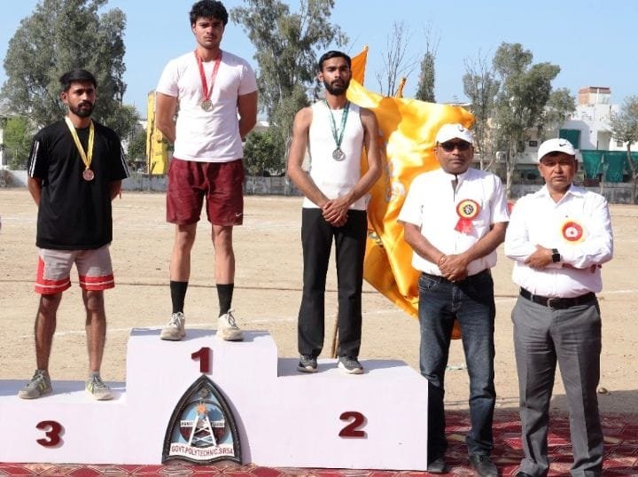 शॉटपुट में मोनिका व ट्रिपल जंप में श्याम प्रथम