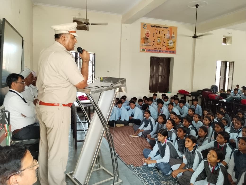 मैहरवाला स्कूल में यातायात जागरूकता अभियान आयोजित