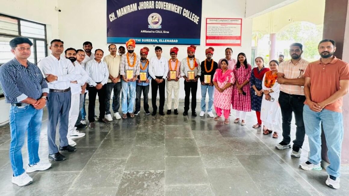 राजकीय महाविद्यालय में नवनियुक्त सहायक प्राध्यापकों द्वारा कार्यभार ग्रहण से स्टाफ पूर्ण: डॉ सज्जन कुमार