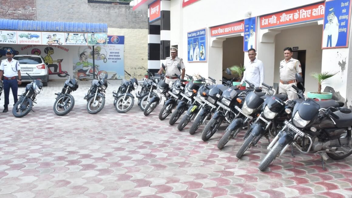 बी. आदित्य जिला पुलिस अधीक्षक हनुमानगढ़ के निर्देशन में सड़क सुरक्षा को लेकर यातायात पुलिस की प्रभावी कार्रवाई